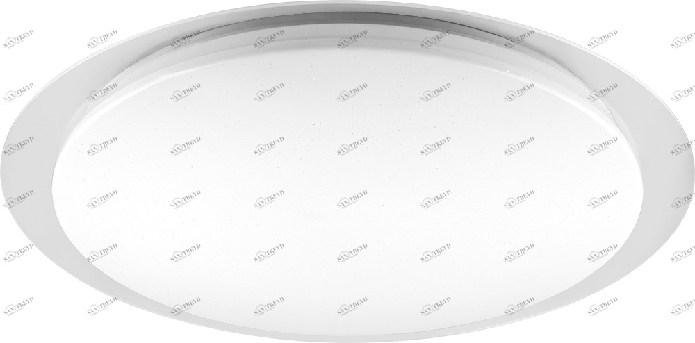 Светильник настенно-потолочный светодиодный 45 см белый с кантом 60W 4000K "Звездное небо" 29520 FERON ДИЗАЙНЕРСКИЕ 00-3955266 Белый 