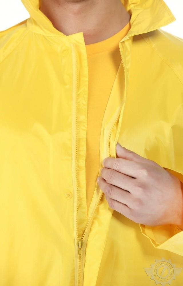 4957164 Плащ "Альбатрос ЛАЙТ" влагозащитный желтый  Непромокаемая спецодежда  размер XXXXL  - Вид №12