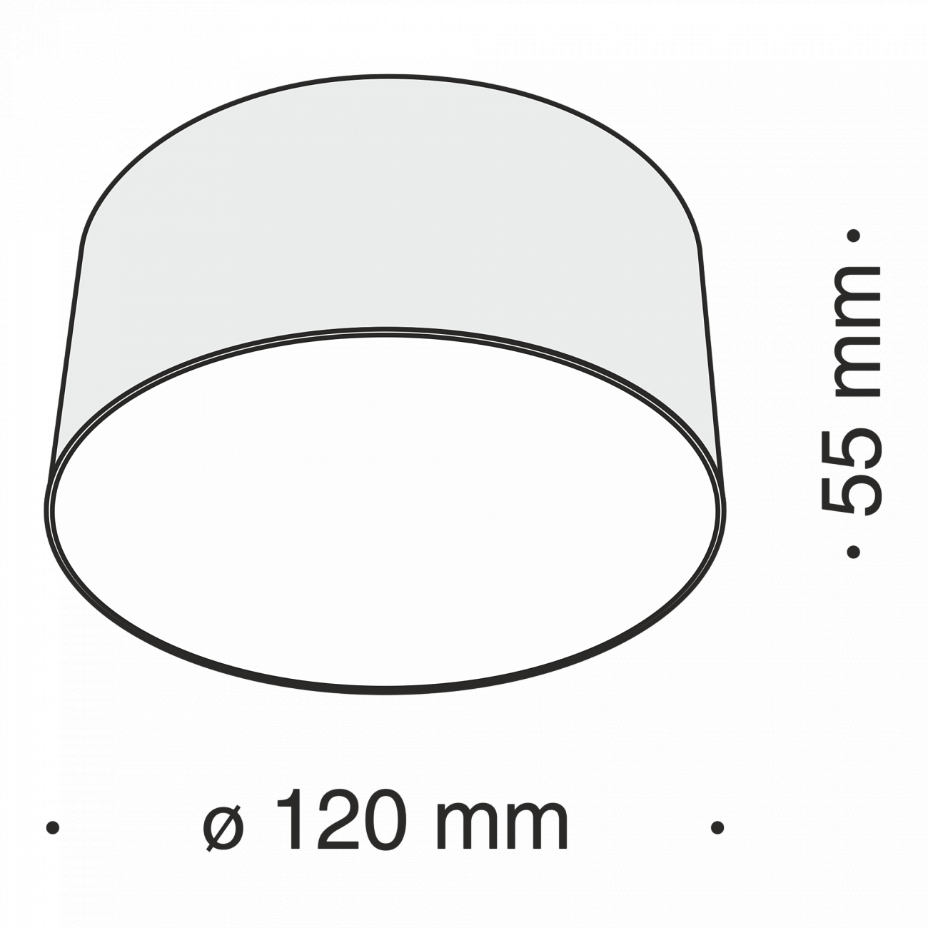 Светильник потолочный светодиодный 12 см белый Zon C032CL-L12W4K TECHNICAL CEILING & WALL 00-3956940 Белый  - Вид №1