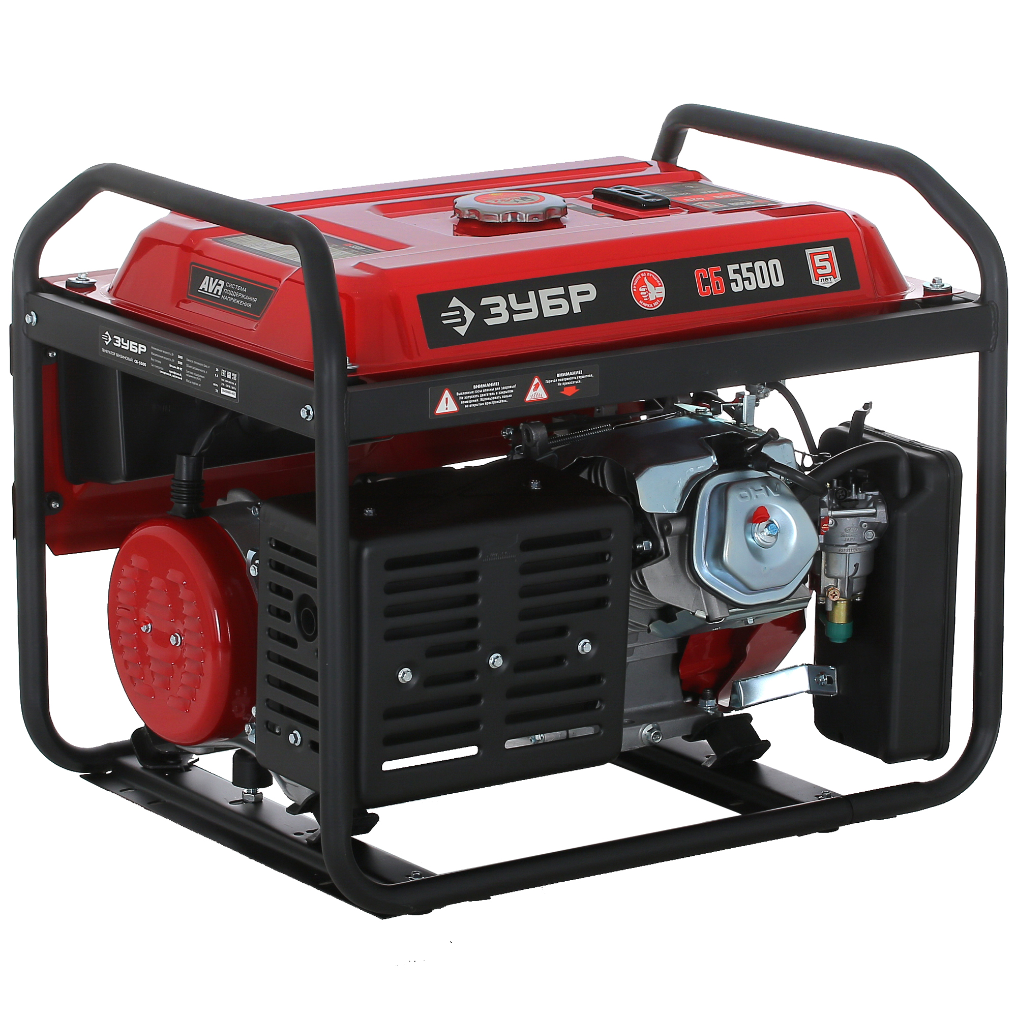 Электрогенератор   бензиновый Зубр СБ-5500 5307692 STDN-0060122 - Вид №1