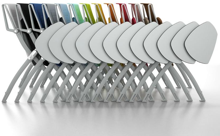 Ares Line Стул для конференций штабелируемый с откидной крышкой Zero9 family sun-id-1482891 - Вид №2