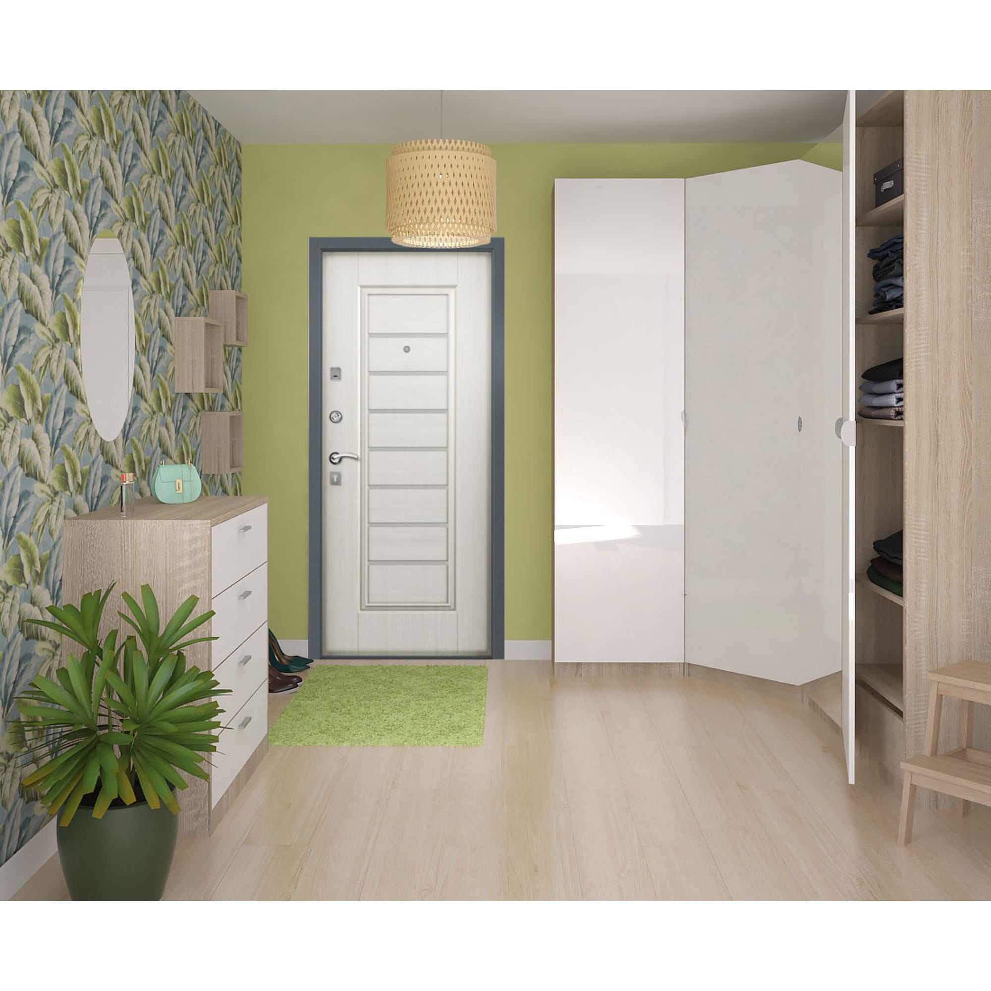 18662854 Каркас шкафа Лион 55x60x232 см цвет дуб сонома Santreyd  - Вид №5