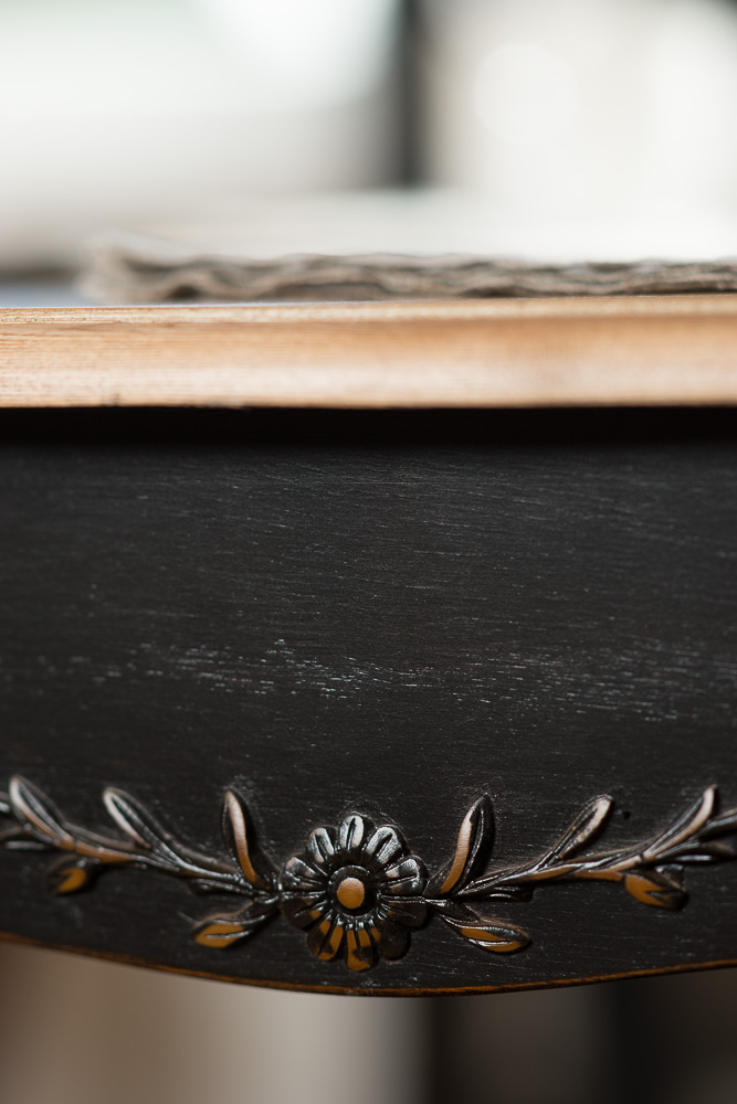 Обеденный стол круглый с гнутыми ножками 90 см темный шоколад ДОМАШНЯЯ ОБСТАНОВКА MOBILIER DE MAISON 017433 Коричневый;черный Santreyd  - Вид №3