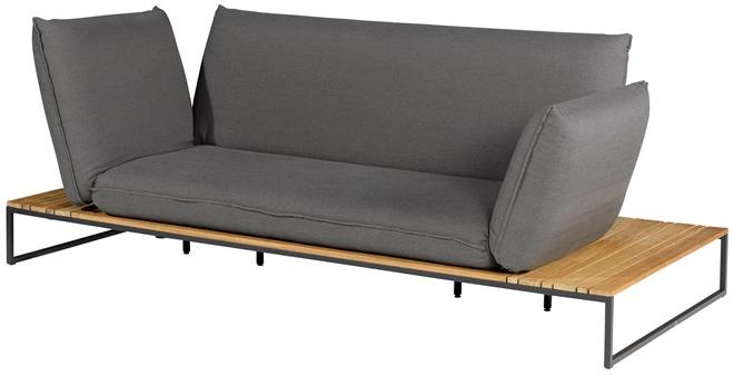 FISCHER MÖBEL 3-местный садовый диван с откидной спинкой из ткани Flora sun-id-1494537 - Вид №8