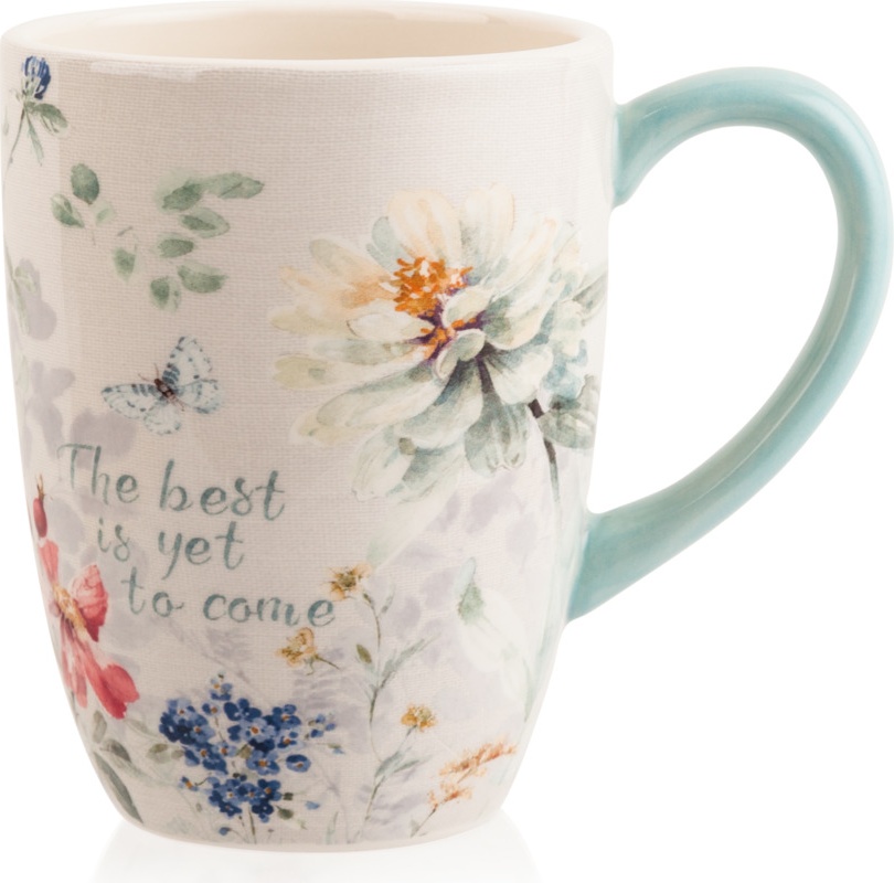 10672197 Certified International Кружка Certified Int. Весенний Букет. Белый цветок 600мл, керамика Керамика 