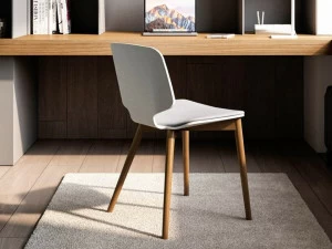 Quadrifoglio Стул из фанеры со встроенной подушкой Code