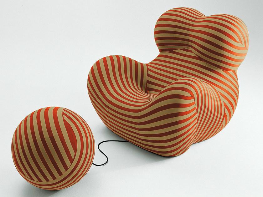 B&B Italia Кресло с обивкой из ткани с подставкой для ног Up Up5_6 - Вид №4