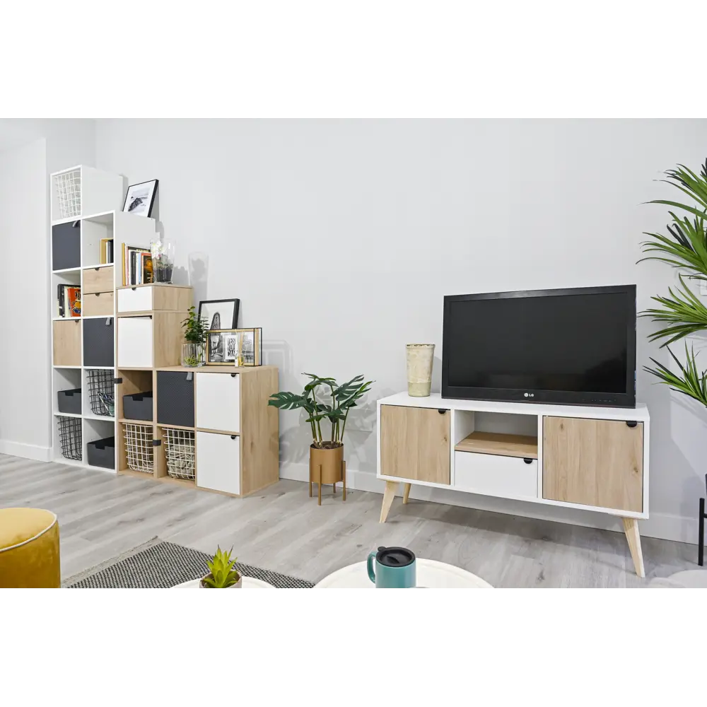 Корзина Spaceo KUB Paris 30х30х30 см 30 л металл цвет черный 82006884 STLM-2060505 - Вид №1