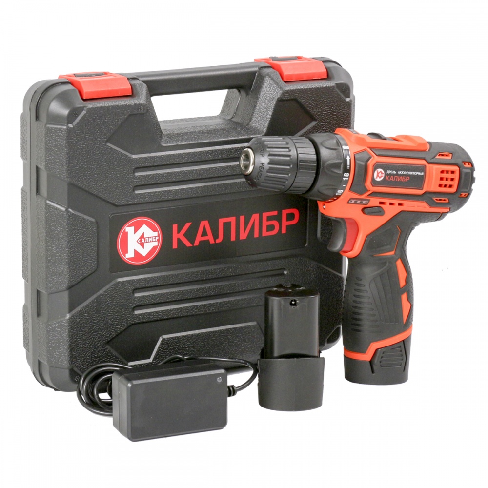 75097 Калибр Аккумуляторная дрель (Li-Ion) ДА-12-2М+  - Вид №3