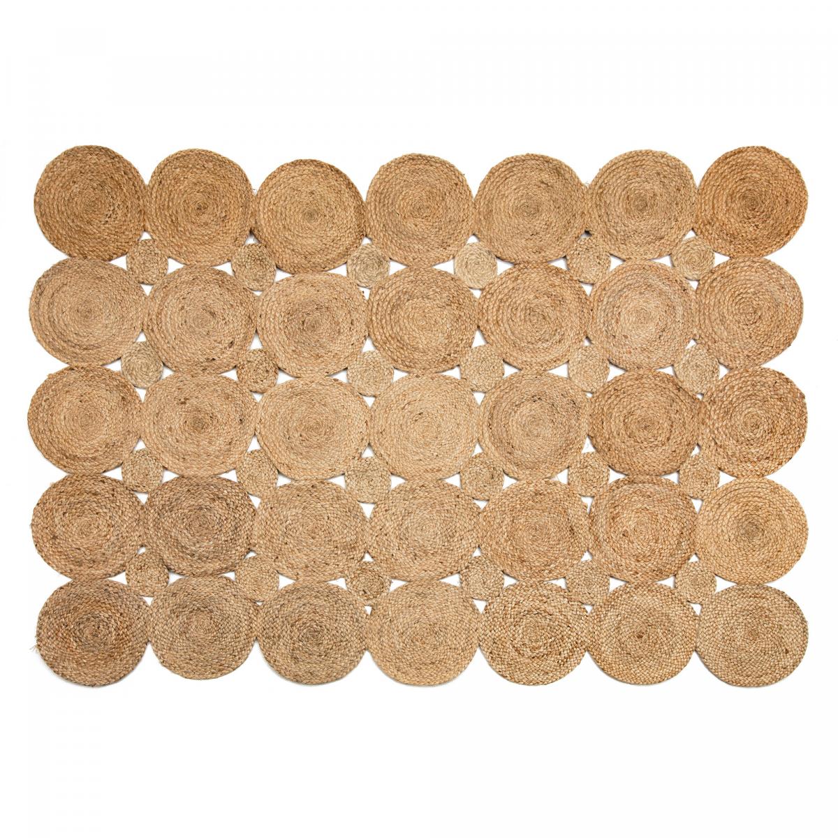 054418 Ковер джутовый 160x230 натуральный La Forma Deeze 