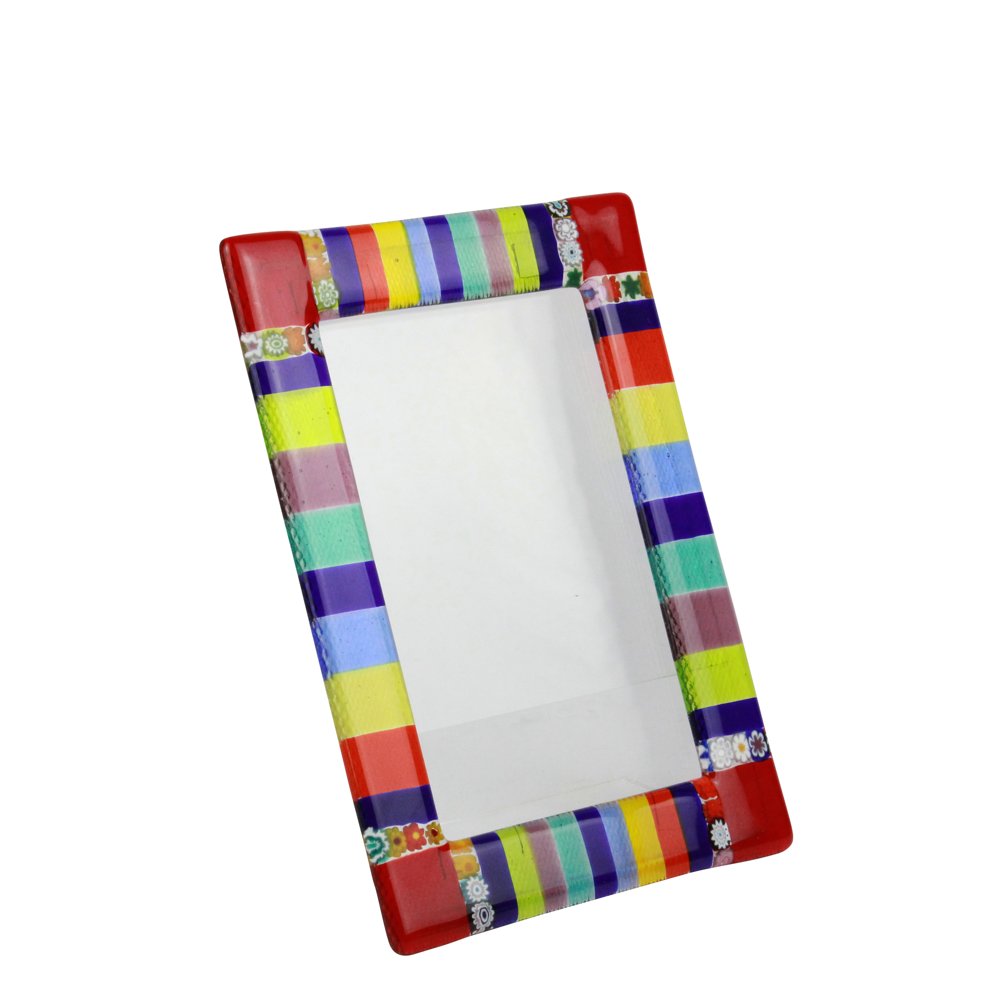 1815 ORIGINALMURANOGLASS Фоторамка Красное лето миллефиори - муранское стекло  см  - Вид №1