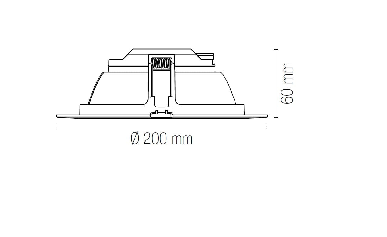 Поликарбонат Dimmable Downlight Fan Europe Lighting HORUS ARCH-00051435 - Вид №4