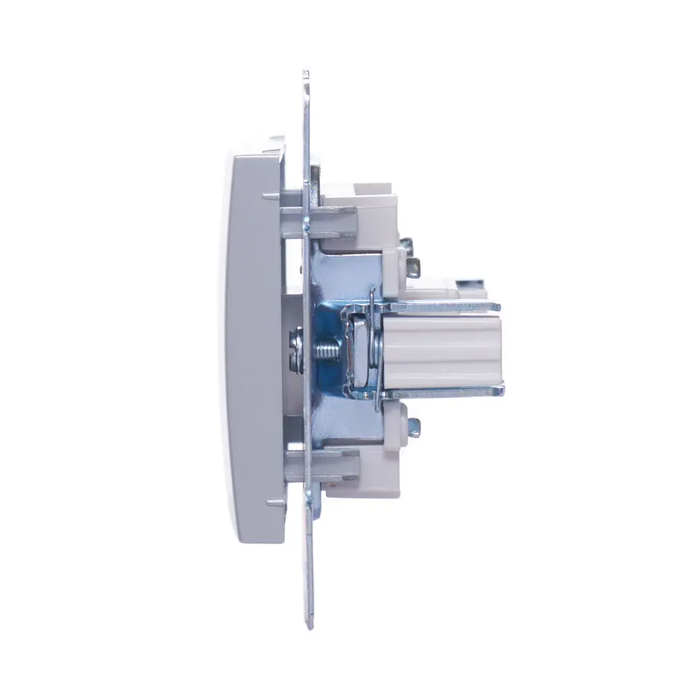 Розетка компьютерная Lezard Karina цвет матовый серый STLM-2087108 - Вид №2