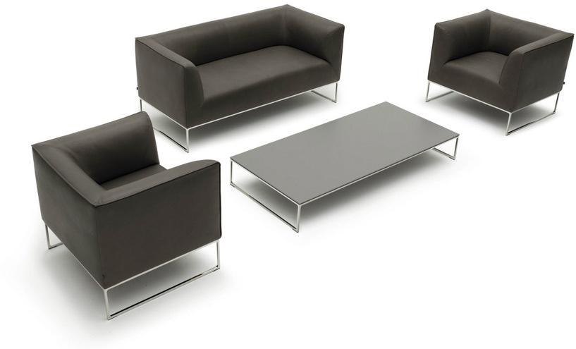 COR Мягкое кожаное кресло Mell sun-id-1454923 - Вид №1