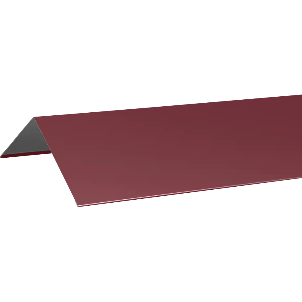 Конек плоский 146x146 мм 2 м 0.4 мм цвет RAL 3005 красный 84176980 STLM-2190558 Santreyd 