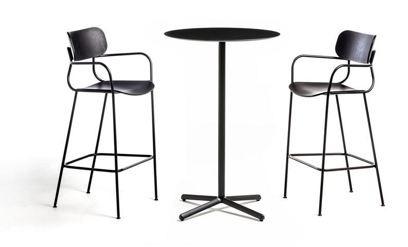 arrmet Высокий стол из литого под давлением алюминия с основанием 4 звезды Clivo sun-id-1373889 - Вид №2