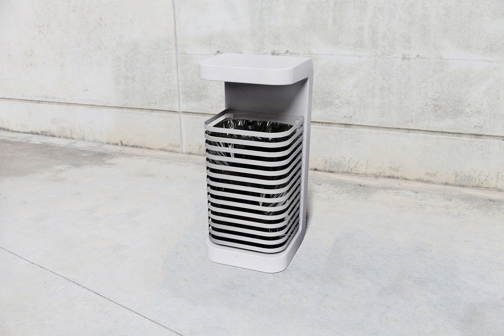 Держатель для мусора из нержавеющей стали и бетона SIT Flow ARCH-00151985 - Вид №3