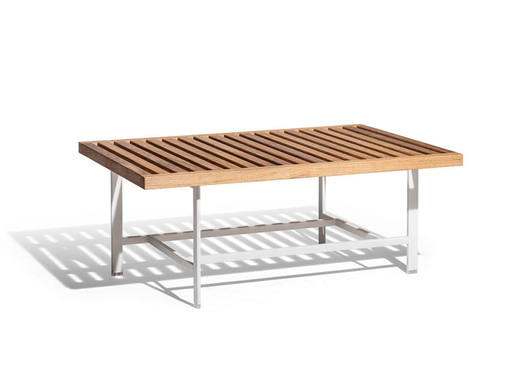 Прямоугольный садовый стол из тикового дерева Poltrona Frau Boundless Living Outdoor Collections ARCH-00151153