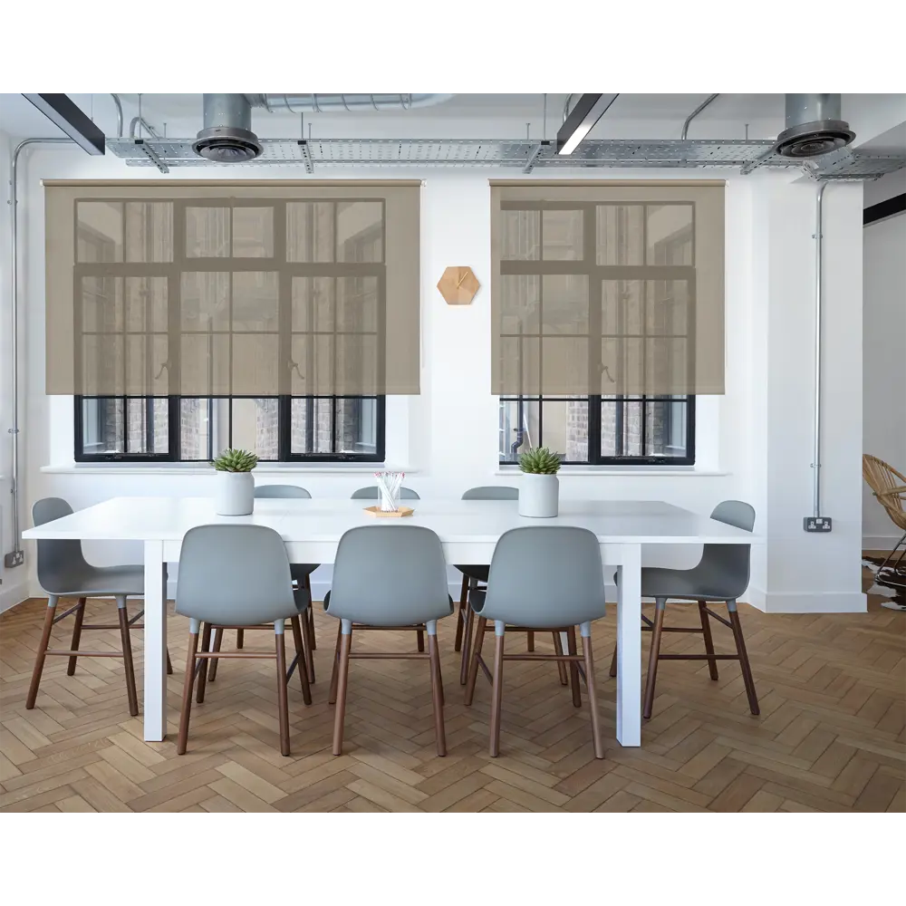 Рулонная штора INSPIRE Screen — элегантная приватность в серо-бежевых тонах 84178259 STLM-0046947 - Вид №7