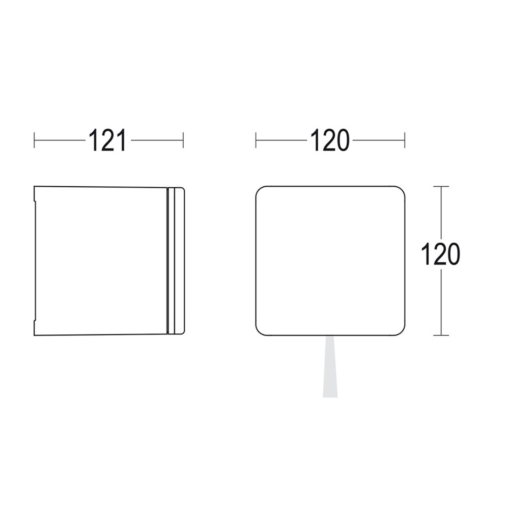 Bivio W 1LE Ghidini Bivio .05 Темно-Cерый (Матовый)  - Вид №1