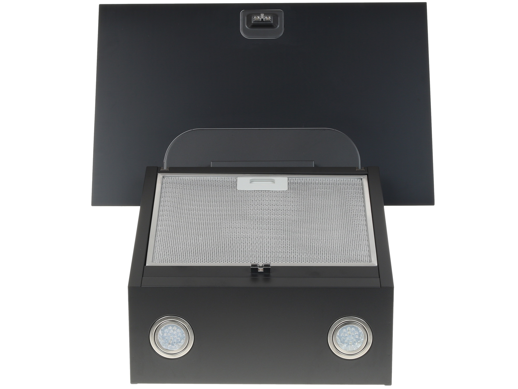 1109675 Вытяжка наклонная Jetair PRAGA 60/A/BL черный/черный STDN-0030178 - Вид №5