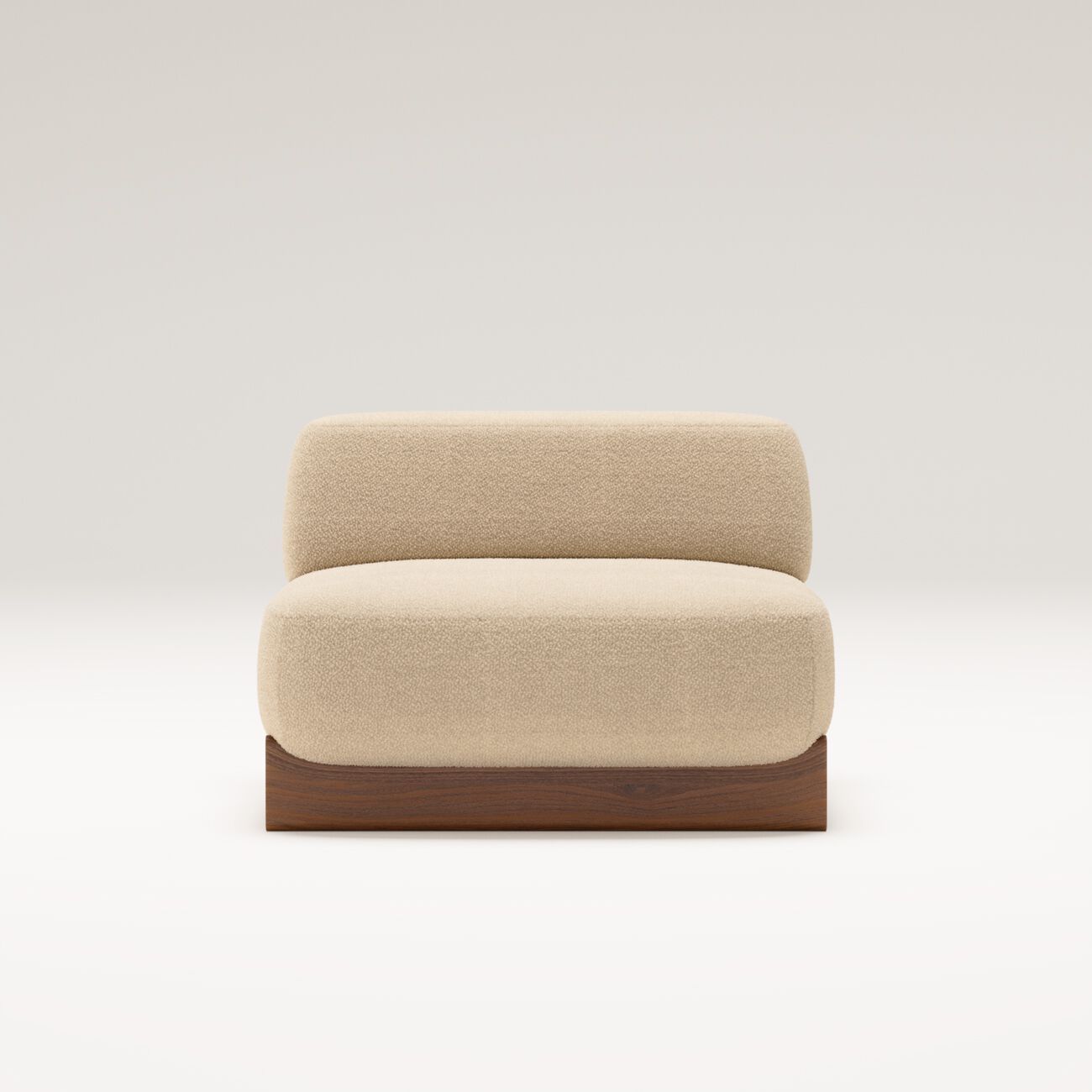 Модульный диван из ткани и ореха Wewood купол ARCH-00072838 - Вид №2