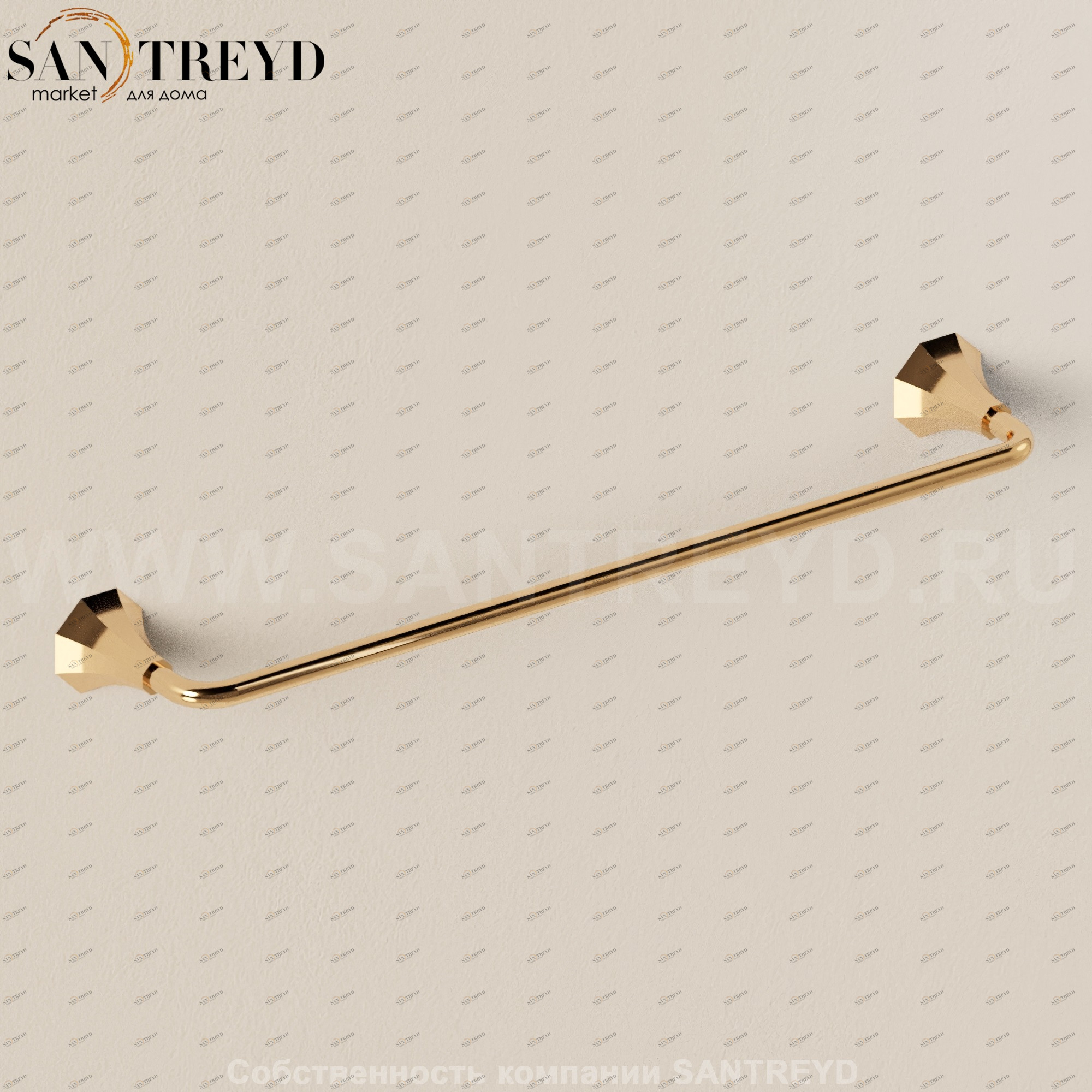 Flaminia EVERGREEN Полотенцедержатель золотой EG45.GOLD Ceramica Flaminia EG45GOLD