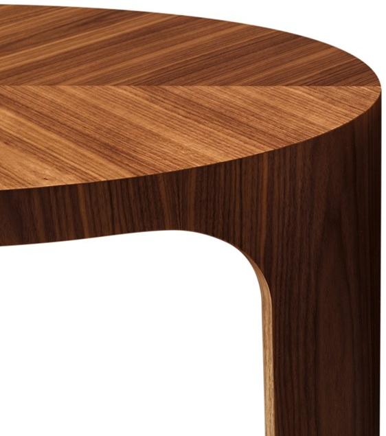 Giorgetti Круглый деревянный журнальный столик sun-id-1402801 - Вид №3