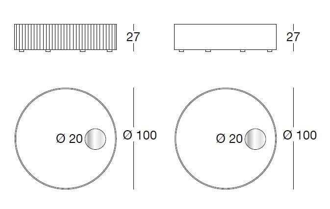 Низкий мраморный журнальный столик Longhi Loveluxe ARCH-00133246 - Вид №2