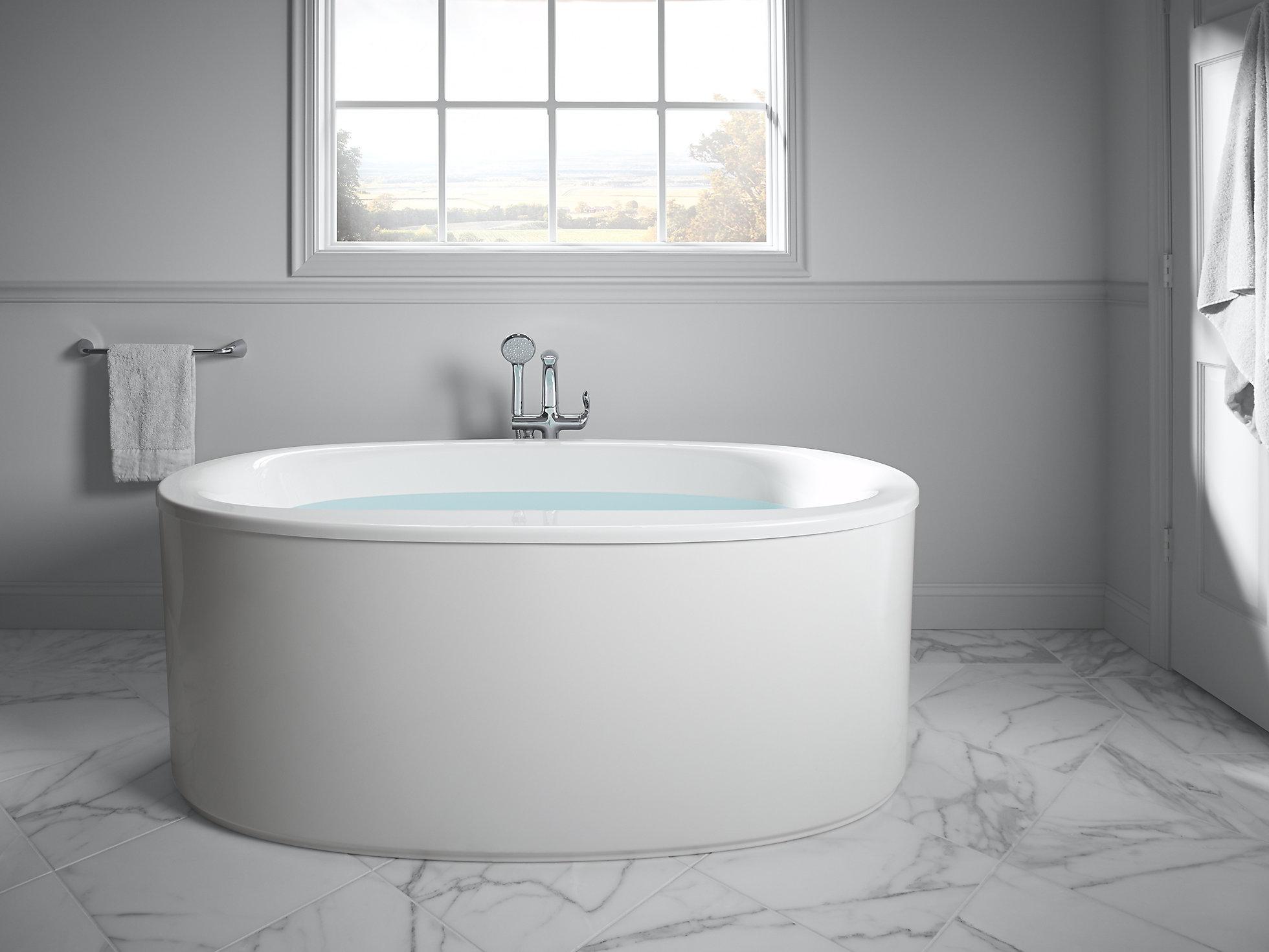 KOHLER Напольная накладка для ванны Refinia с ручным душем K-T97334-4-CP  - Вид №3