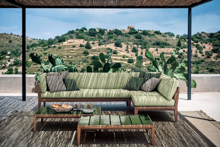 RODA Низкий садовый стол из тика Teka sun-id-1376638 - Вид №3