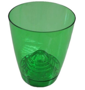 30-4 Горшок д/цветов с поддоном Orchidеа d=14 1.5 Л. зеленый Цветочная коллекция