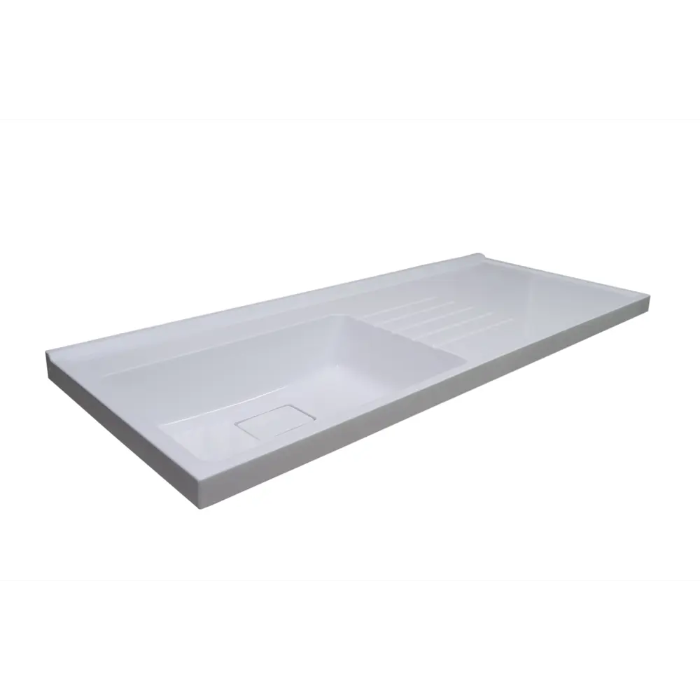 Раковина Mira 1200L из литьевого мрамора 84225541 STLM-2106003 Santreyd