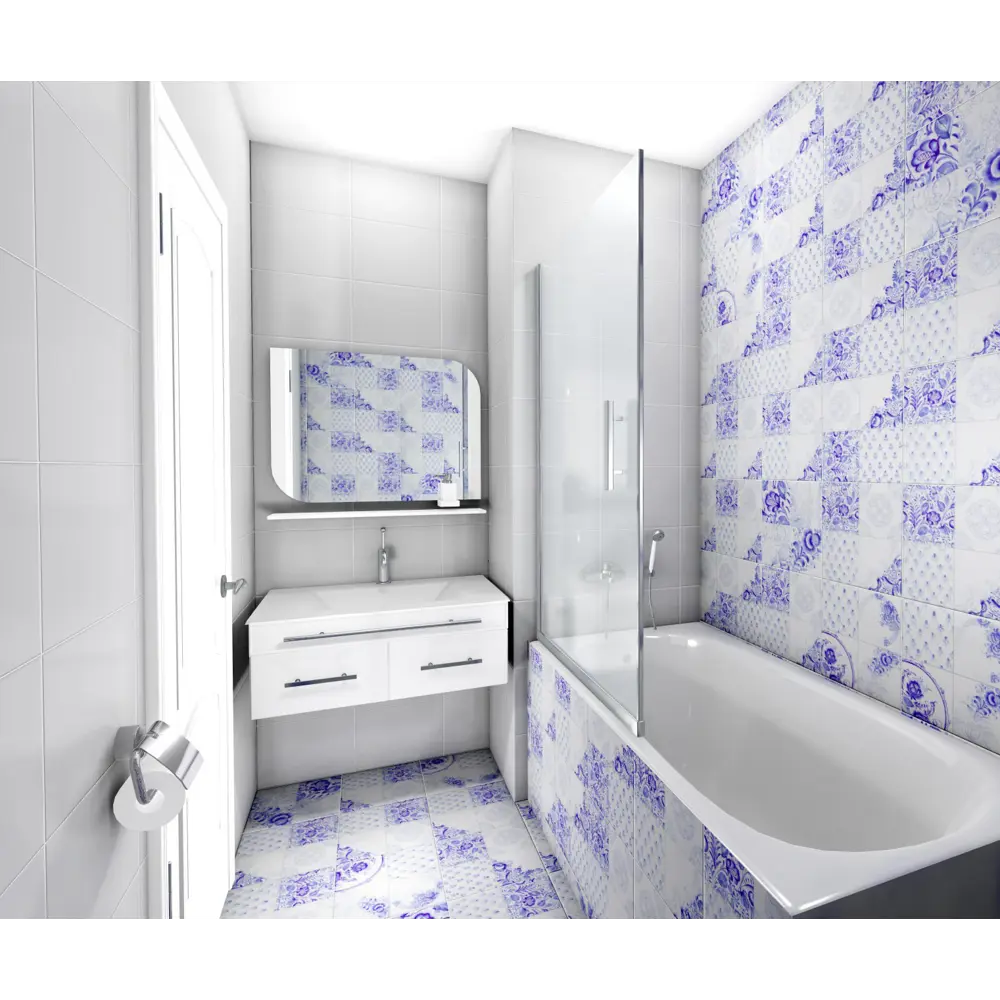 Плитка напольная Gzhelis G 30x30см 1.35 м² разноцветная 82801708 STLM-2057778 Santreyd - Вид №4