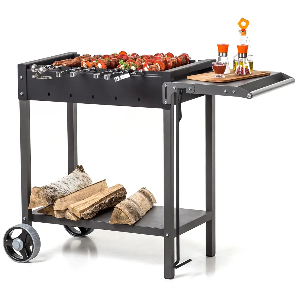 GRATAR Мангал МАН 202 с колесами и полками для комфортного отдыха 82490239 STLM-0028408 - Вид №8