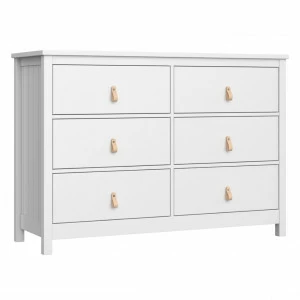 Комод с 6 ящиками белый Wood ELLIPSE ELLIPSE WOOD 00-3951289 Белый