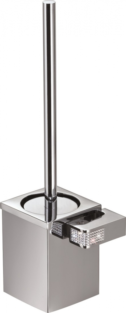 H9000/20CRС Sanibano Diamond, настенный металлический ерш, цвет хром-кристаллы Swarovski crystal