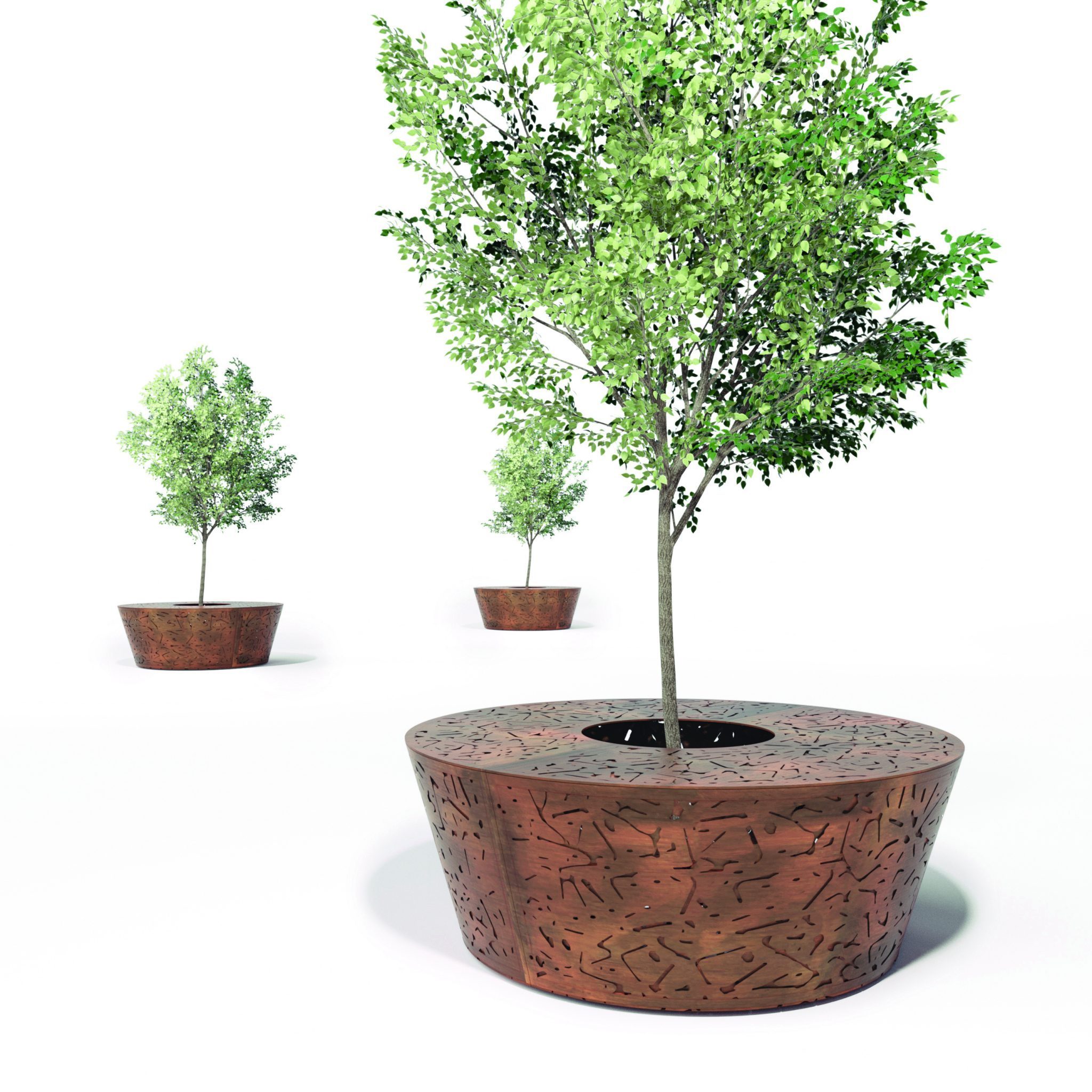 Alcorque Round Details Lab23 Решетки для деревьев  - Вид №1