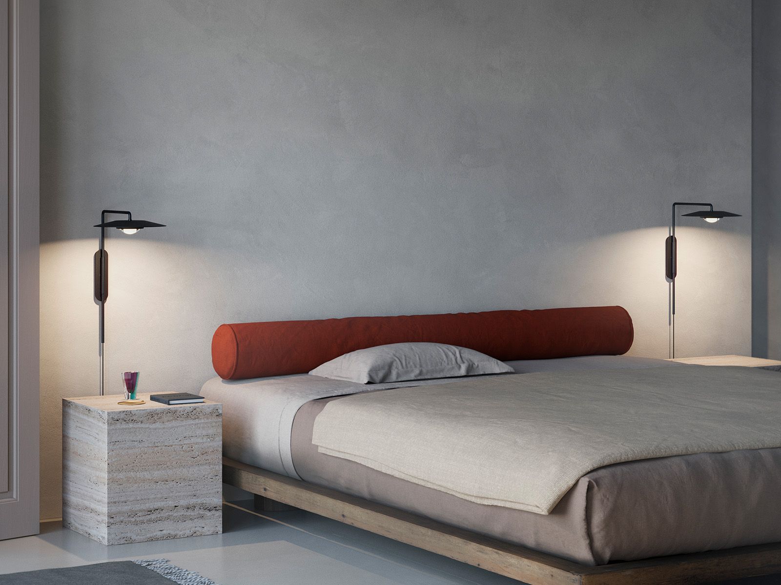 Алюминиевый настенный светильник с фиксированным кронштейном LUCEPLAN Koinè ARCH-00077215 - Вид №2