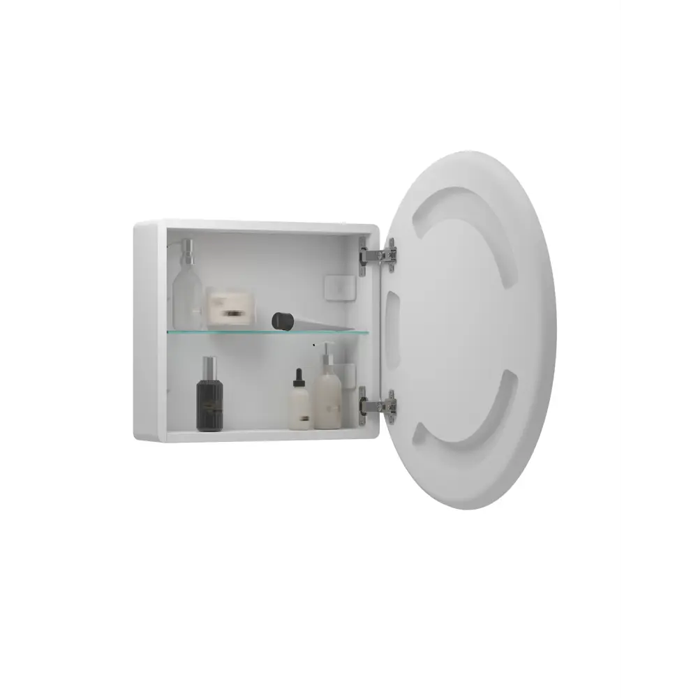 Santreyd Time — зеркальный шкаф с подсветкой для ванной 70×70 см 85104658 Time White LED STLM-0058813 - Вид №2