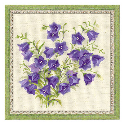 1557 Набор для вышивания Колокольчики 20 х 20 см RIOLIS Сотвори Сама 