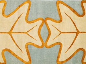 Прямоугольный ковер ручной работы