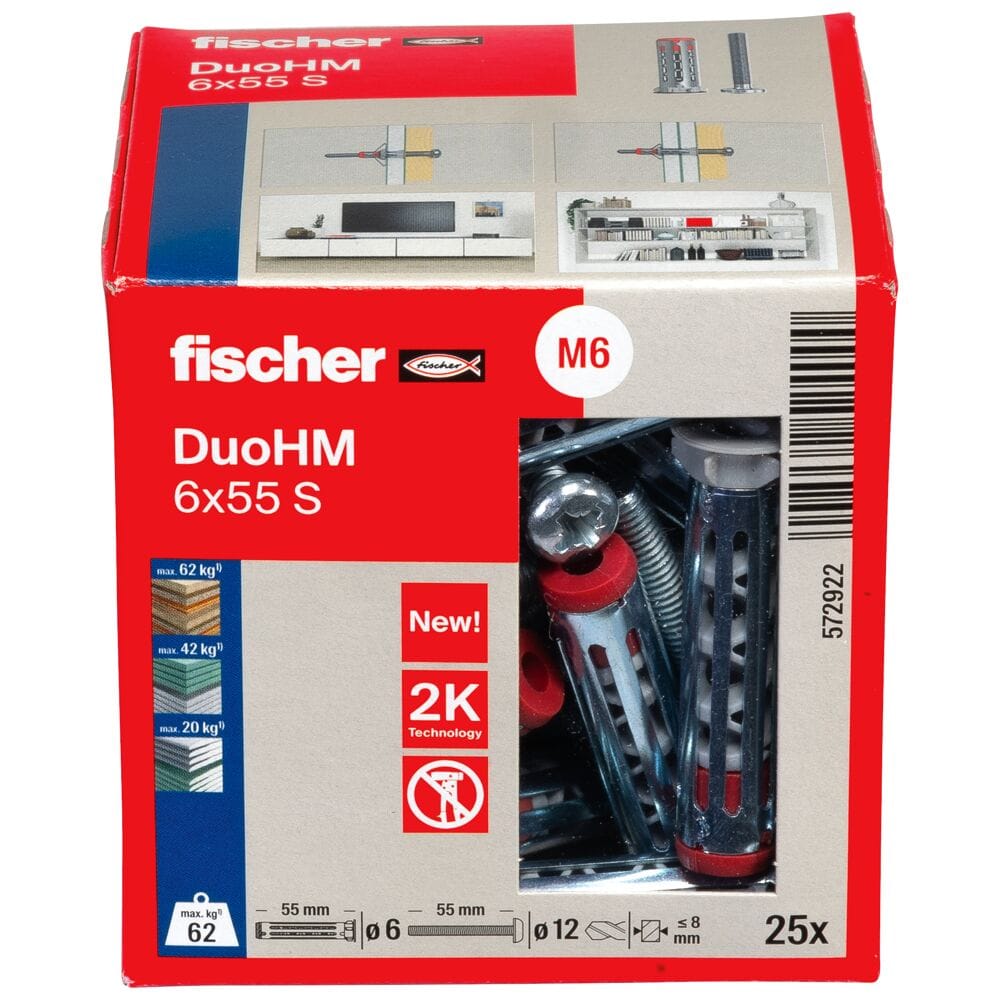 Дюбель FISCHER DuoHM ARCH-00080658 - Вид №20