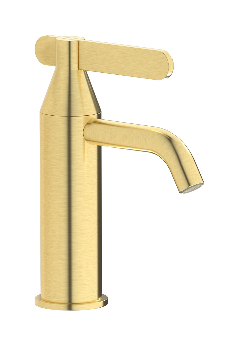 Смеситель для раковины на 1 отверстие в комплекте с донным клапаном WE ARE IB oh394on Brushed Pale Gold Soho