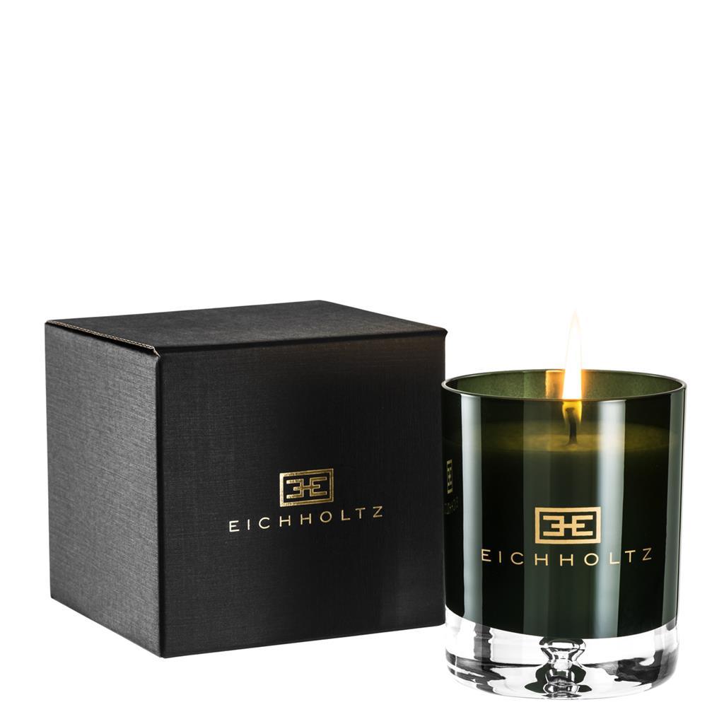 Свечи ароматические в стеклянном стакане 6 шт зеленые Eichholtz EICHHOLTZ EICHHOLTZ 060395 Зеленый;прозрачный  - Вид №1