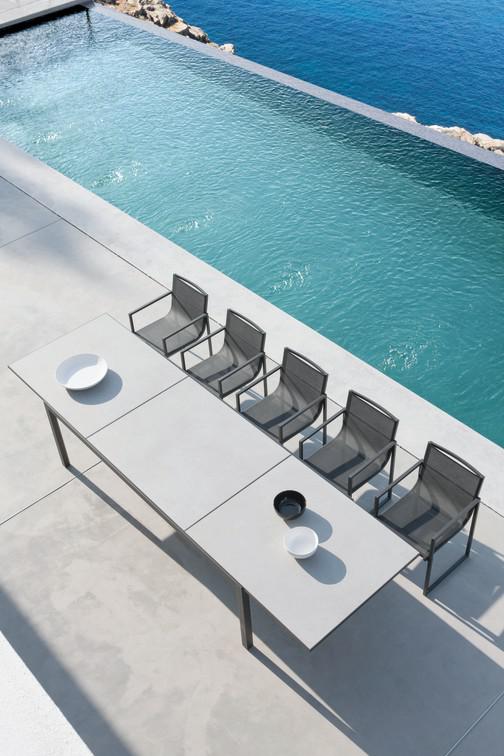 MNST1160 Обеденный стол pca white f8 360см x 100см Manutti Luna - Вид №2