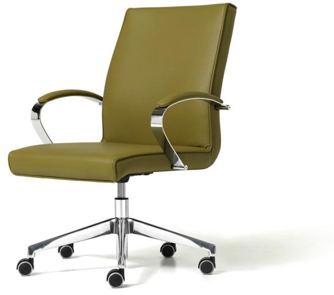 Diemme Офисное кресло из кожи с 5-ю спицами и подлокотниками Venus sun-id-1450064 - Вид №1