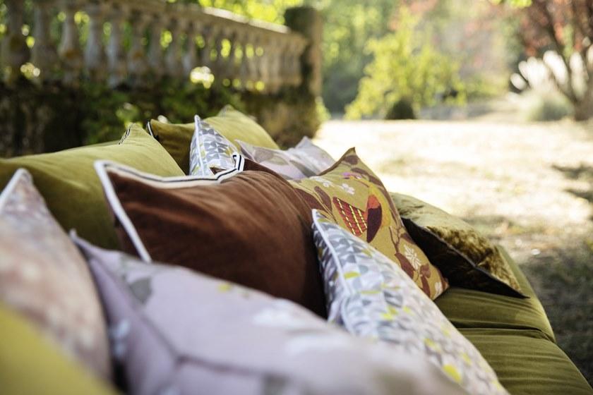 Élitis Прямоугольная подушка из льна с цветочными мотивами sun-id-1344647 - Вид №5