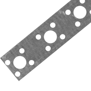 Перфорированная лента прямая LP 20x0.5 5 м оцинкованная сталь цвет серебро 84857961 STLM-2133059
