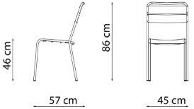Vermobil Садовый стул из металла Twist Tw100 - Вид №3